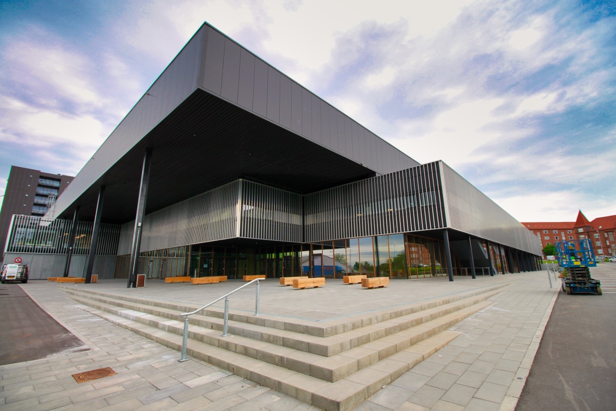 Arena Randers – Hovedindgang og indgang A