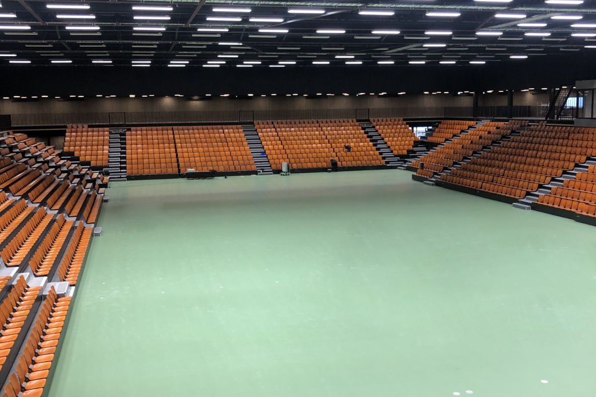 Arena Randers 1 med tribuner